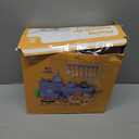 105Pcs Kids Kitchen Toy Accessories, Toddler Pretend BBQ Camping Cooking Playset, Play Pots, Pans, Utensils Cookware Toys, Play Food Set, Vegetables, Learning Gift for Girls Boys (Pink)