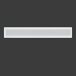 Linear Bar Air Grille 24" X 4", Aluminum Air Supply/Return Grilles,Easy Air Flow,Removable Grille/Door-HVAC Air Vent Cover,White[Outer Dimensions: 24.8"w X 4.8"h]
