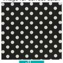 Pillow Perfect Outdoor | Indoor Polka Dot Black 25 Floor Pillow Black 25 X 25 X 5