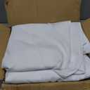 Fitable White Tablecloths for Rectangle Tables, 6 Pack - 70 x 120 Inches - Reusable and Washable Table Clothes for 6-8 Ft Tables, Polyester Fabric Table Covers for Wedding, Party, Banquet