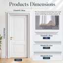 Cinnvoice 80 x 32 x 2-9/25 in Polyester Door Trim Molding Kit