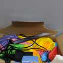 8FT Inflatable Happy Birthday Cake Decoration with Candles Blow up Outdoor Yard Decorations, Built-in LED Lights for Holiday Party Garden Lawn Indoor Home Celebration