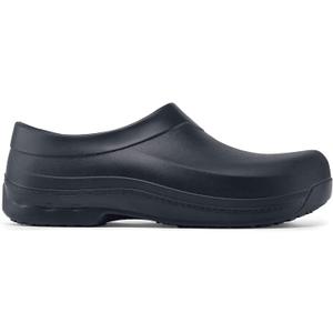 Shoes for Crews Radium, Men's, Women's, Unisex Slip Resistant Work Clogs, Water Resistant, Black