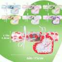 2 x Valentines Day Gifts for Kids - 28 Pack Gemstone Kit with Valentine's Cards for School Classroom Class Party Favor - Valentine Gift Exchange for Boys Girls Toddler