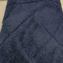 BEQHAUSE Dirt Trapper Door Mat 32" x 48", Doormat Non-Slip Entryway Rugs Washable, Dog Door Mat Stain Resistant and Absorbent Welcome Floor Mat for Front Back Door, Mud Wet Shoes & Paws, Navy Blue