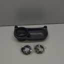 Swanoo Universal Stroller Snack Tray | Compatible with Nuna | Stroller Cup Holder | Silicone Arms Grip Bumper Bar | Stroller Tray Attachment with Cups Holder for Baby Toddler | Stroller Accessories (Dark Grey)