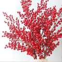 Artificial Red Berries Christmas Berries Stems for Winter Home Decor Christmas Decorations