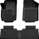 Husky Liners Weatherbeater Floor Mats | Fits 2025-2026 Chevrolet Equinox & 2025 GMC Terrain | Front & 2nd Row, 3-pc Black - 99291