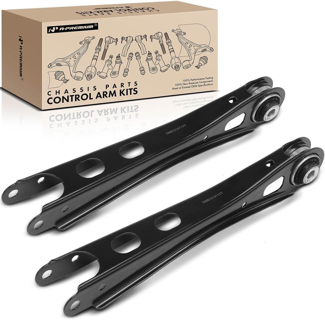 A-Premium 2 x Rear Lower Forward Suspension Trailing Arm Compatible with BMW F25 Series X3 2011-2017, F26 Series X4 2015-2018