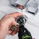SPARKLEAN SparkBrush Watch Cleaning Brush + Diamond Ring Cleaning Kit Pre-Filled Solution 200+ Cleans Ammonia-Free pH-Balanced Steel Gold Ceramic Titanium Rubber Made in USA Since 2000