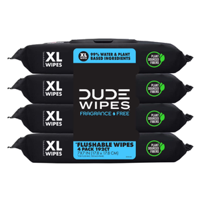 Dude Wipes Pack Of 4, Size XL 48 Wipes