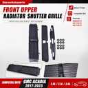 SecosAutoparts Front Upper Radiator Shutter Grille Compatible with GMC Acadia 2.0L/2.5L/3.6L 2017-2023# 84660015 84715512 84733814