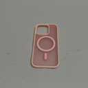 SUPFINE Magnetic for iPhone 16 Pro Case with Screen Protector (Compatible with MagSafe) (Military Grade Drop Protection) Translucent Matte Shockproof Phone Cover,Light Pink