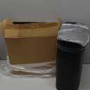 Sooyee 14 litres Bathroom Trash Can with lid, 3.6 Gallon Automatic Trash Can, Touchless Trash Can or Kick for Kitchen, Office, Bedroom, Bathroom, Living Room, Black