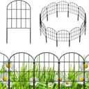 Decorative Garden Fence No Dig Fencing 10 Pack, 11ft (L) x 24in (H) Rustproof Metal Wire Panel Border Animal Barrier,Apply to Dog Fencing Outdoor for The Yard