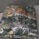 RUGSURE Washable Area Rugs - Perfect for Living Room, Bedroom, Kids Room, Nursery - Stain & Water Resistant Non-Slip, Pet & Child Friendly, Vintage Tribal Area Rugs (Green, 4' x 6')