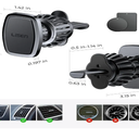 LISEN Magnet for Phone Car Mount Magnetic Phone Holder for Your Car Vent 6 Military Magnets Vent Cell Phone Holder Mount for Car Plate Fit All iPhone 16/15/14/13 Pro Max Plus Samsung S25