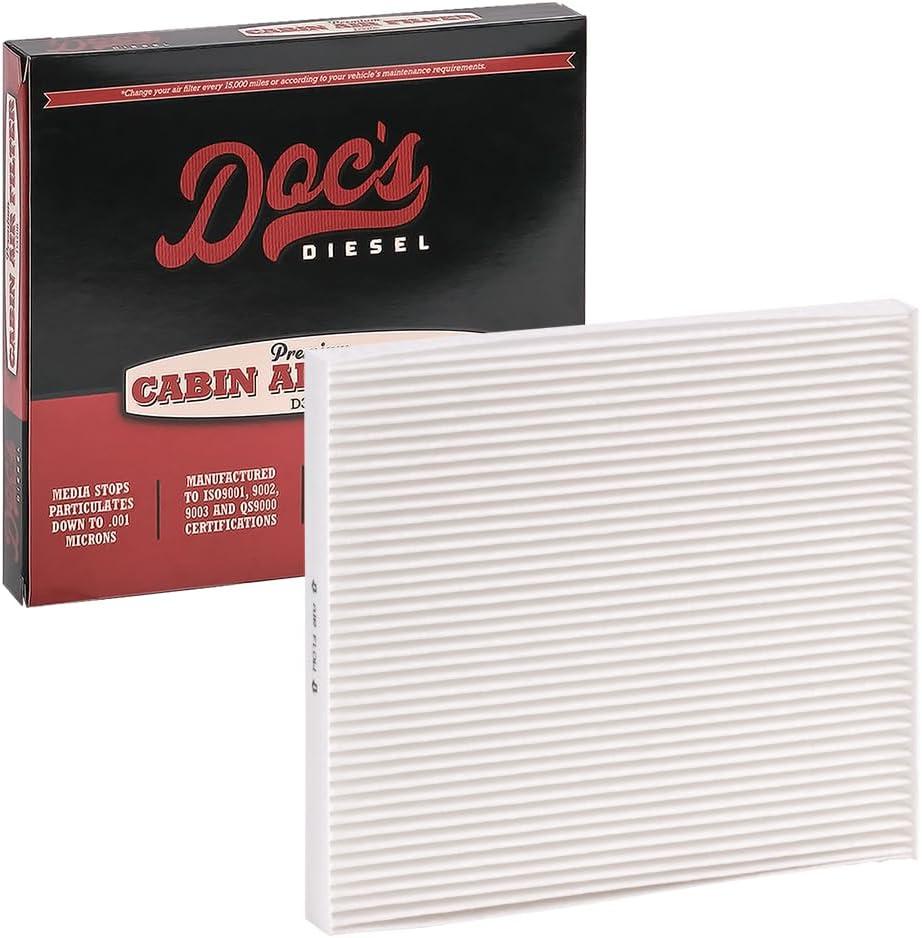 Doc's Diesel Cabin Air Filter D3705 | Compatible with RAM 6.7L Cummins 2500, 3500, 4500, 5500 2010+, RAM 1500 3.0L EcoDiesel 2014+ | Replaces 68406048AA