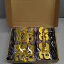 LEIFIDE 2026 Glasses Graduation Eyeglasses Glitter 2026 Plastic Eyeglasses for Party Favors Photo Booth Props (Classic Colors)