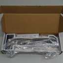 ISUNMEA 9 Inch Solar Lighted House Numbers for Outside, Light Up Waterproof LED Address Numbers Signs for Houses, Large Personalized Illuminated Exterior Modern House Numbers Light (1-Black, 9IN)