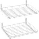 Ultrawall Wall Mounted Storage Shelves, Garage Metal Shelves 18x12 Inch