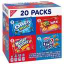 Nabisco Classic Mix Variety Pack, OREO Mini, CHIPS AHOY! Mini, Nutter Butter Bites, RITZ Bits Cheese, Christmas Stocking Stuffers, 20 Snack Packs