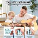 Grip Strengthener Kit & Flying Disc(4 pack) Ideal for Kids, Adults with Adjustable Hand Grip, Finger Exerciser, Hand Strength Ring for Muscle Therapy, Injury Recovery & Stress Relief