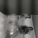 Beionxii Bathroom Light Fixtures Over Mirror, 3 Light Matte Black Vanity Fixtures with Clear Glass Shade, Bathroom Vanity Light for Mirror Living Room Hallway, BX-VL02MB-3CG