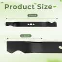84005221 21Lawn Mower Blade Replacement for Murray/Blackmax/Daye/Hyper Tough MNA152901 MNA152903 MNA152701 Push Mower Blade, Lawn Dethatcher Blade 2105200317/2105200317A