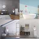 2Pcs White Nautical Rope Toilet Paper Holder Wall-Mounted Towel Ring Nautical Toilet Paper Holder with Metal Hooks Coastal Towel Rack Natural Antique Rope(Red+Red)