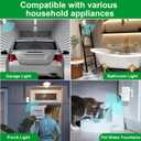 Motion Sensor Light Switch with Outlet, 2 Pack, PIR Infrared Motion Sensor Switch with 3 Adjustable Sensing Modes, Wireless Motion Sensor for Home Appliances