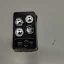 4 PCS License Plate Screw Fasteners, Skull License Plate Screws, License Plate Bolts Decorative Kit, Fit Vehicles Motorcycle Trucks SUV (Silver & White)