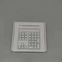 Rechargeable Wireless Number Pad for Laptop, 34 Keys Numeric Keypad with Dual Bluetooth & Display, 2-in-1 Numpad and Calculator, Slim Portable Number Pad Keyboard for Windows, Mac, PC, Tablet