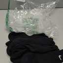 Nike Unisex Everyday Cushioned Training Ankle Socks (6 Pairs), Black/White, Large