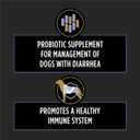Purina Pro Plan Veterinary Supplements FortiFlora Daily Probiotics for Dogs Chewable Tablets for Digestive Gut Health and Diarrhea - 90 ct. Canister