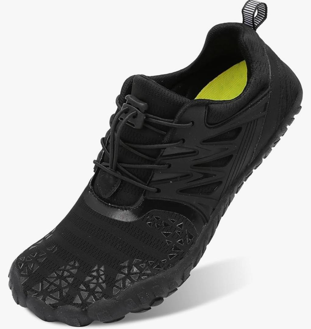 L-RUN Barefoot Water Shoes Women Mens Aqua Sock Athletic Hiking Water Sports Shoes for Swim Beach Pool Sand Diving Walking. Size(10.5)