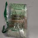 Narrow Striped Cotton Linen Blended Dinner Cloth Napkins - Set of 12 (40 x 30 cm) - for Events & Home Use (Green)