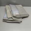 MISSLO 10" Gusseted Garment Bags for Hanging Clothes 40" Clear Suit Bags for Closet Storage Suits Cover Coat Protector, 3 Packs, Grey, Fabric 