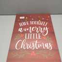 PHAMTE Have Yourself a Merry Little Christmas Wall Art,Christmas Canvas Wall Art,Red Rustic Festive Print Framed Canvas Painting Christmas Wall Art Home Kids Room Bedroom Decor 16x24 Inch