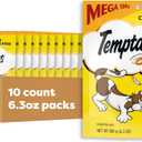 Temptations Classic Crunchy and Soft Cat Treats, Tasty Chicken, 6.3oz, 10pk Under 2 calories per treat, 100% complete & balanced for adults, resealable stay-fresh pouch, snack, meal, or food topper, BBD: 09-2027