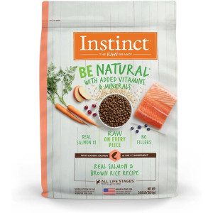 Be Natural Salmon & Brown Rice Dry Dog Food, 24 lb. Bag