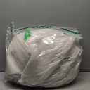 Collive Boho Rugs for Living Room 5X8ft, Washable Area Rug Woven Cotton Rugs for Bedroom, White Braided Rug Farmhouse Carpet for Dining Room Nursery Room, Outdoor Rug for Patio Balcony Courtyard Decor