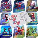 Spidey Party Supplies, 24Pcs Coloring Books for Spidey Birthday Party Gifts, Goodie Bag Stuffers, Classroom Rewards, 8 Styles