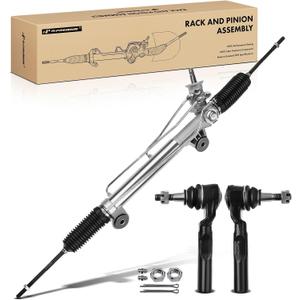 A-Premium - Hydraulic Power Steering Rack and Pinion Compatible with RWD Chevrolet & GMC Models - Silverado 1500, Sierra 1500, 1999 2000 2001 2002 2003 2004 2005 2006, with Outer Tie Rod Ends