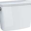 TOTO Drake Transitional 1.28 GPF Toilet Tank with WASHLET+ Auto Flush Compatibility, Cotton White - ST786EA#01