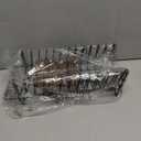 mDesign Dish Tray - Practical Draining Rack for Sink - Great Draining Rack - Up to 12 Plates and Cutlery - Bronze