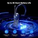 Wireless Headset with Microphone for Work, Bluetooth 5.3 Computer Headset for Laptop, 45 Hours Battery Life & Mute Button, Headset with Mic for PC, iPhone, Zoom, Skype, Office & Home