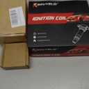 UF781 Ignition Coil Pack and Double Iridium Spark Plugs Set of 4 Compatible with Honda Civic Accord CRV Acura RDX TLX 2016-2021 Replaces# CM11122, 95660