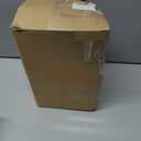 Garden Solar Owl Decoy Statue Outdoor Figurine Light Decor Glowing Eyes Spring Mounted Wobblying Head Resin Sculpture Decoration for Home Porch Patio Lawn Farm Yard Housewarming Ornament Gift