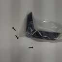 20 Pack 4 x 3 Inch Heavy Duty Black Metal Floating Shelves Brackets, L Bracket Corner Brace Support, Wall Mount, 60 lbs Capacity Each